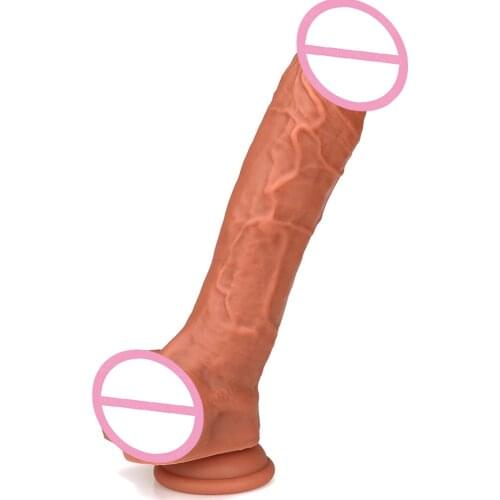 Dragon Erotic Soft Double Dildo Realistic Suction Cup Large Penis Lesbian Huge Silicone Dildos For Women Gay Intimacy Sex Toys