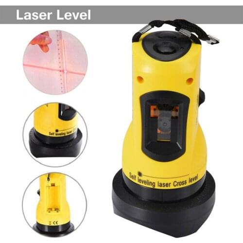 Dreamburgh Laser Level 360 Degree Self-leveling Cross Laser Level 2 Line Horizontal Vertical 2 (1V, 1H) Cross Lines Laser Level
