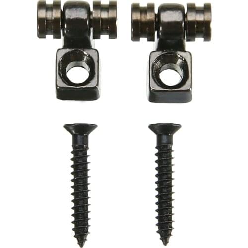 2Pcs Electric Guitar Roller String Trees String Retainer Mounting Guitar Tree Guide for Electric Guitars Part Accessories