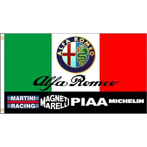 90x150cm Italy Alfa Romeo Flag