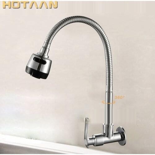 Hot-sell,Free shipping,Brass Cold Kitchen Faucet, single Cold Sink Tap, torneira Cold Kitchen Tap,YT-6026-A