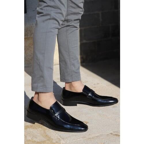 Ayakland P507 Japanned Leather 100 Leather Classic Men 'S Shoes