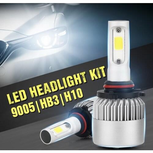 2 pcs High or Low Beam LED Headlights Headlamp Lamp Bulbs Car led headlight 9005/H10/HB3/9145