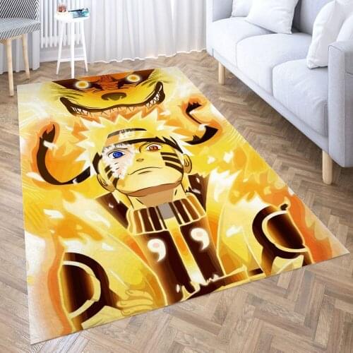 N-a-r-ut-o K-u-ram-a anime Rugs Non-Slip Floor Mat Doormats Home Rug Carpet Bedroom Door Mat Kitchen Rugs Yoga Mat Doormat Decor