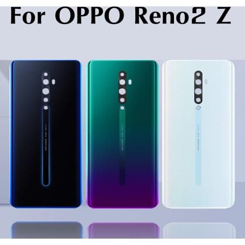 For OPPO RENO2 Z Back Battery Cover Rear Housing Glass Door Panel Case