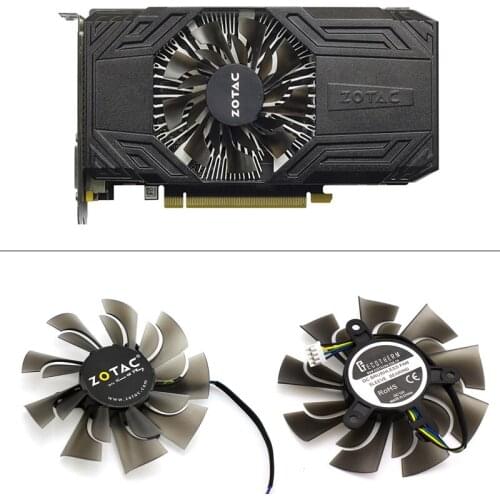 4pin 42mm 12V PC Cooling fan For ZOTAC GeForce GTX 1050 950 2GB PA Graphics card fan replacement GPU FAN
