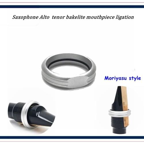 Saxophone ligature Moriyasu style Saxophone Alto tenor bakelite mouthpiece ligation bail wire Saxophone accessories parts