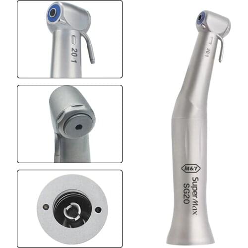 Dental S MAX SG20 Surgery Implant Handpiece 20:1 Reduction Contra Angle Low Speed Push Button spare parts head shaft cartridge