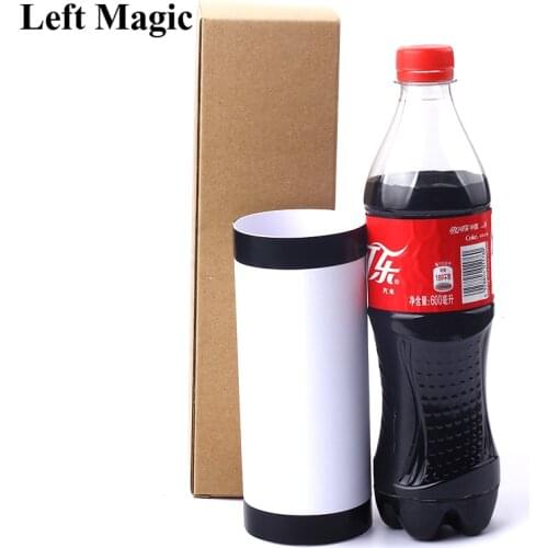 New Vanishing Cola Bottle Magic Tricks Vanishing Cole / Coke Bottle Stage Magic Props Bottle Magic Close Up Illusions Accessorie
