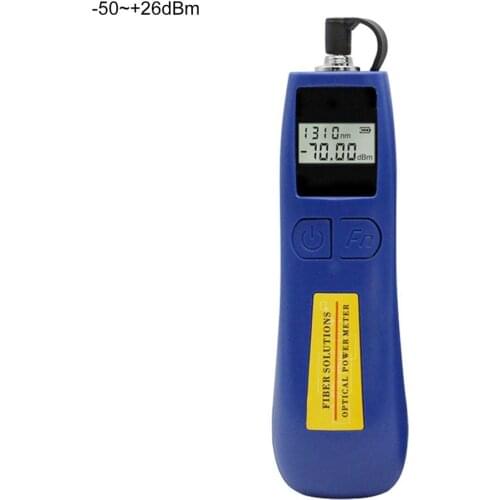 New Optical Power Meter Tester 2.5mm FC/SC/ST Universal Port 6 Standdard Wavelengths 850/1300/1310/1490/1550/1625/1650nm