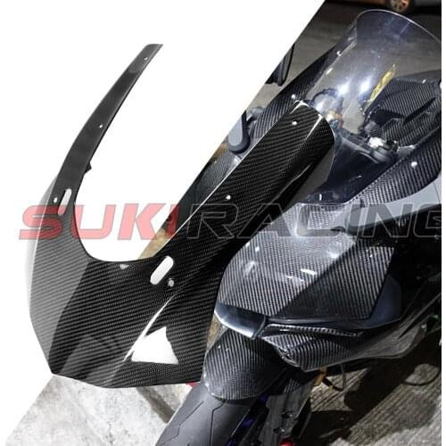 YZF R1 2015-2018 Carbon Fiber Motorcycle Front Nose Fairing Panels shell Protection For Yamaha YZFR1 YZF R1 2015 2016 2017 2018