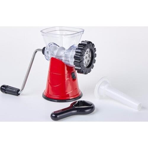 Manual Meat Grinder Multifunctional Vegetable Chopper Blender Mincer Enema Machine Household Kitchen Tools Sausages Maker 2020