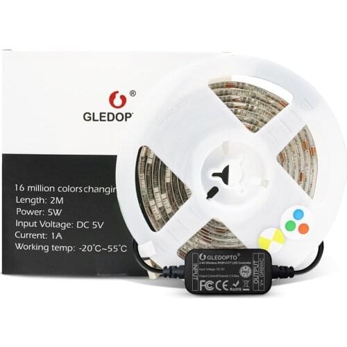 ZigBee 3.0 Smart TV Strip Controller Pro Kit Mini 5V USB RGBCCT Work with Echo Plus SmartThings Tuya App/Voice/Remote