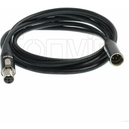Mini XLR 4 Pin TA4M Male to TA4F Female Audio Extension Cable for Shure Headsets Microphones
