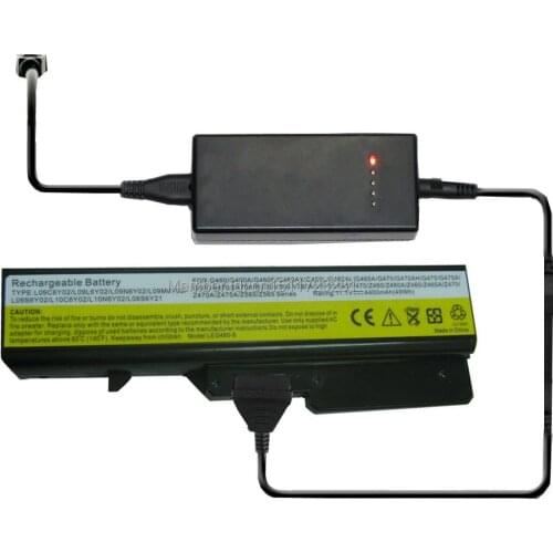 External Laptop Battery Charger for LenovoIdeaPad Z470 Z560 Z565 Z570 V360 V470 V570