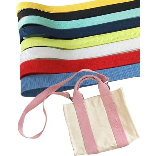 XUNZHE Thick cotton Webbing 32mm*6m Canvas Ribbon Belt Woven Tape Nylon Band Backpack Binding Sewing Bag Belt Accessories