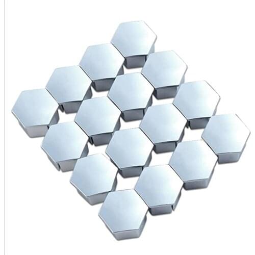 16 Pcs 19mm Tire Screw Cap Metric Hex Bolt Cap For Peugeot 307 308 408 206 207 Wheel Nut Rim Cover Decor