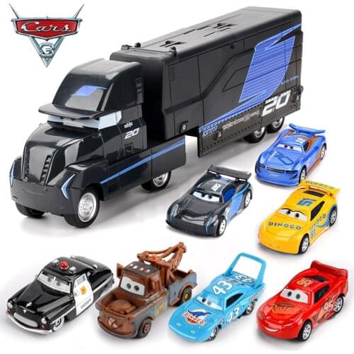 16 Styles Disney Pixar Cars 3 Jackson Storm Ramirez Mater 1:55 Scale Diecast Metal Alloy Modle Cute Toys For Children Gift