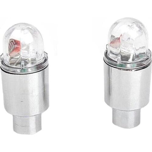 2pcs Safety Bicycle lamp Accessories Motor Cycling Bike Bicycle Car Tyre Tire Valve Blue LED Wheel Lights