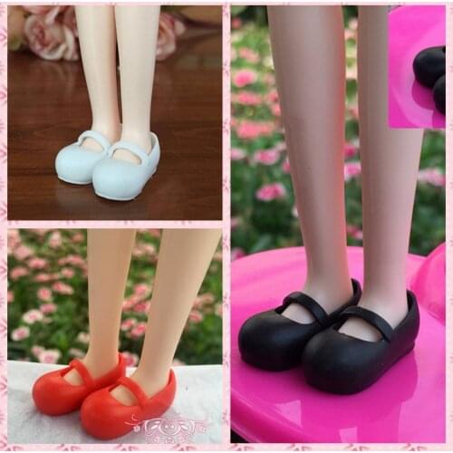 3Pairs Mary Janes Shoes For Blythe Dolls Casual Shoes For Licca Dollhouse Mini Shoes For 1/6 BJD Fashion Doll Accessories Toys