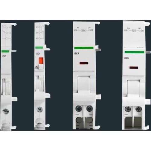 Ic65 Circuit Breaker Accessories IMX + of Shunt IOF Auxiliary ISD Fire Release 24V 110V 220V 400V