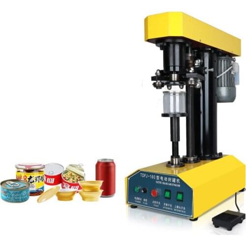 Automatic Can Sealing Machine Paper Cans Tinplate Sealing Machine Seafood Cans Fried Rice Sealing Machine Beer Can Sealing ED