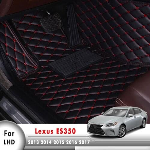 Car Floor Mats For Lexus ES ES250 ES300h ES350 2013 to 2017 XV60 250 300h 350 2014 2015 2016 Accessories Auto Styling