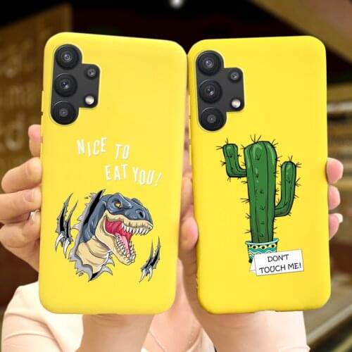 For Samsung Galaxy A12 A22 A32 A52 A72 A21 A21S A31 A51 A71 4G 5G Phone Case Cute Coque Silicone Soft Cover For Samsung A32 Case