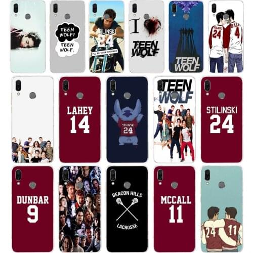 122FG Teen Wolf Stilinski 24 McCALL 11 gift Soft Silicone Tpu Cover phone Case for huawei Honor 8 Lite 8X 8s 9x