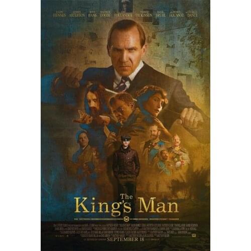 D0885 The Kings Man Movie Silk Fabric Poster Art Decor Indoor Painting Gift