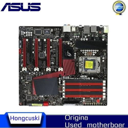 For ASUS Rampage III Extreme Used original motherboard Socket LGA 1366 DDR3 X58 Desktop Motherboard