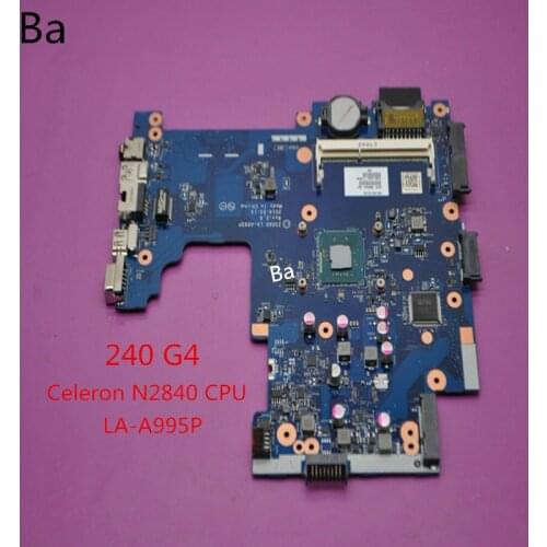 For HP 240 G3 laptop motherboard N2840 CPU integrated graphics card LA-A995P motherboard face fully tested
