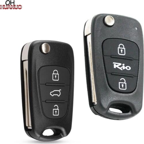 3 Buttons Remote Car Key Shell For Kia Picanto Sportage K5 Rio Picanto Flip Folding Remote Key Case