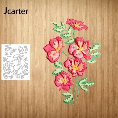 Beautiful Flowers Leaves Metal Cutting Dies Shape for Scrapbooking Craft Die Cut Stencil Card Make Mould Sheet Decoration Design