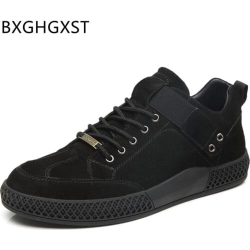Fashion Mens Shoes Casual Loafers Mens Shoes Genuine Leather Sneakers Luxury Designer Vintage Shoes Men 2020 Hommes Chaussures