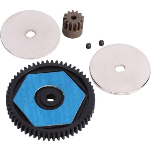 56T Spur Gear 12T Motor Gear Upgrade Accessories Fit for Axial SCX10 RC Car Model RC Remote Control Car Spare Parts Gear