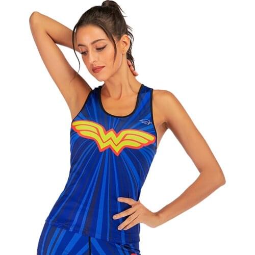 Latest Design Women Breathable Fitness Running Tank Tops Workout Fashion Ladies Sleeve Vest