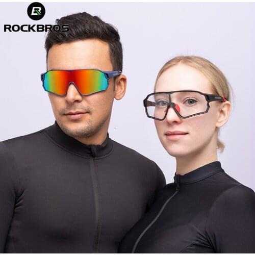 ROCKBROS Sport Photochromic Polarized Glasses Cycling Eyewear Bicycle Glass MTB Bike Bicycle Riding Fishing Cycling Sunglasses