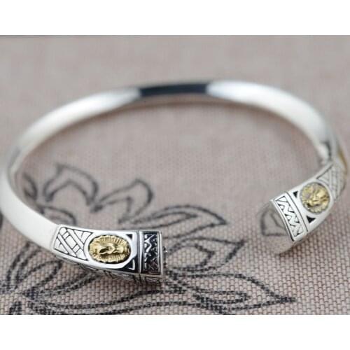 Wang Yinshi silver bracelet wholesale sterling silver deer S925 unique virgin Maria jewelry products