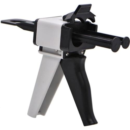 Dental Impression Gun Mixing Dispensing Universal Dispenser Gun 1:1/1:2 Silicon Rubber Dispenser Gun 10:1 Dentist Tools