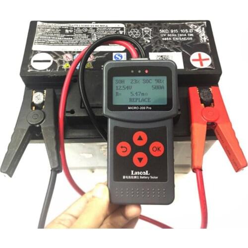 12V 24V Car Battery Tester Diagnostic Portable Battery Tester Battery Colour Coded Meter Indicate Volt Tester Checker Power