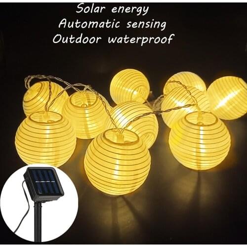 Solar Led Light Outdoor Lantern Solar String Lights Street Garland 3.5M 10 LED Solar Lamp For Wedding Lantern Garden Decoration