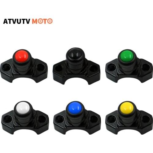 Universal 22mm Engine Stop Start Kill Switch Button For KTM HONDA KAWASAKI SUZUKI YAMAHA CBR CRF KX EXC Dirt Bike CNC Self-lock