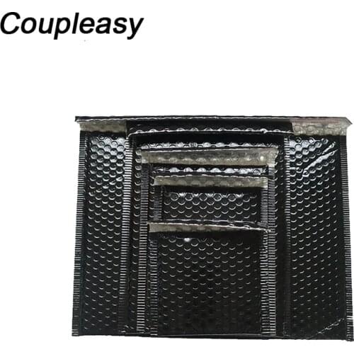 30Pcs 7 Size Bright Black Bubble Envelope Waterproof Packaging Mailing Bag Self Seal Adhesive Bubble Mailer Padded Shipping Bag