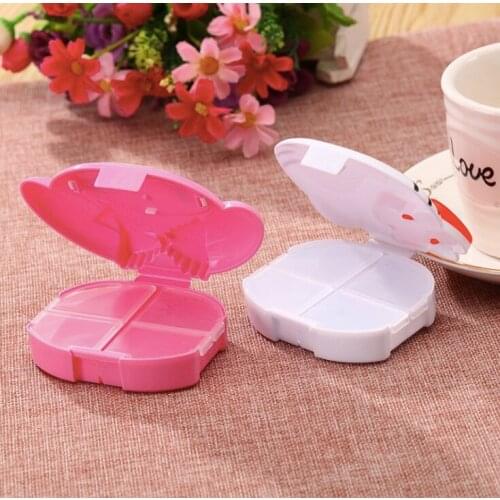 30pcs kawaii plastic portable pill box wholesale birthday party favors