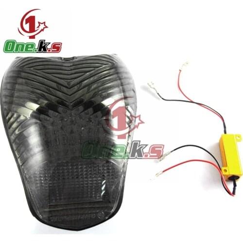 Motorcycle accessories For BMW K1200S K1200R LED rear Tail Light integrated turn signal function Brake light