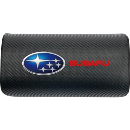 Car Styling For Subaru Impreza Forester Tribeca XV BRZ New Arrival car neck pillows both side pu leather single headrest 1pcs