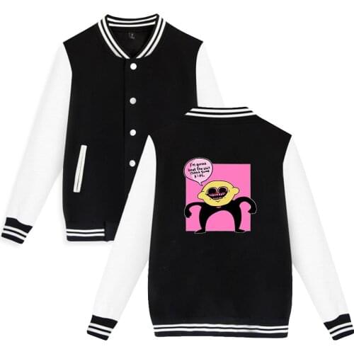 Friday night funkin Lemon Demon Print Autumn Winter Holiday Preppy Unisex Youthful vitality Clothes Chic Style Baseball Uniform