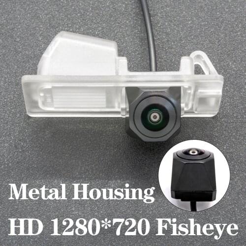 HD 1280*720 Fisheye Metal Housing Car Reversing Rear View Camera For Dodge Journey/JC/JCUV 2008~2014 FIAT Freemont 2011~2017