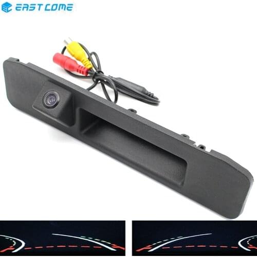 1080P Trajectory Tracks Car Rear View Camera Trunk handle For Mercedes Benz ML A180 A200 A260 GLA GLC GLE Reverse Car Camera